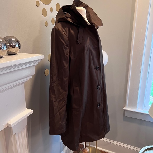 NWT Lauren Ralph Lauren Hooded Raincoat - Picture 2 of 9
